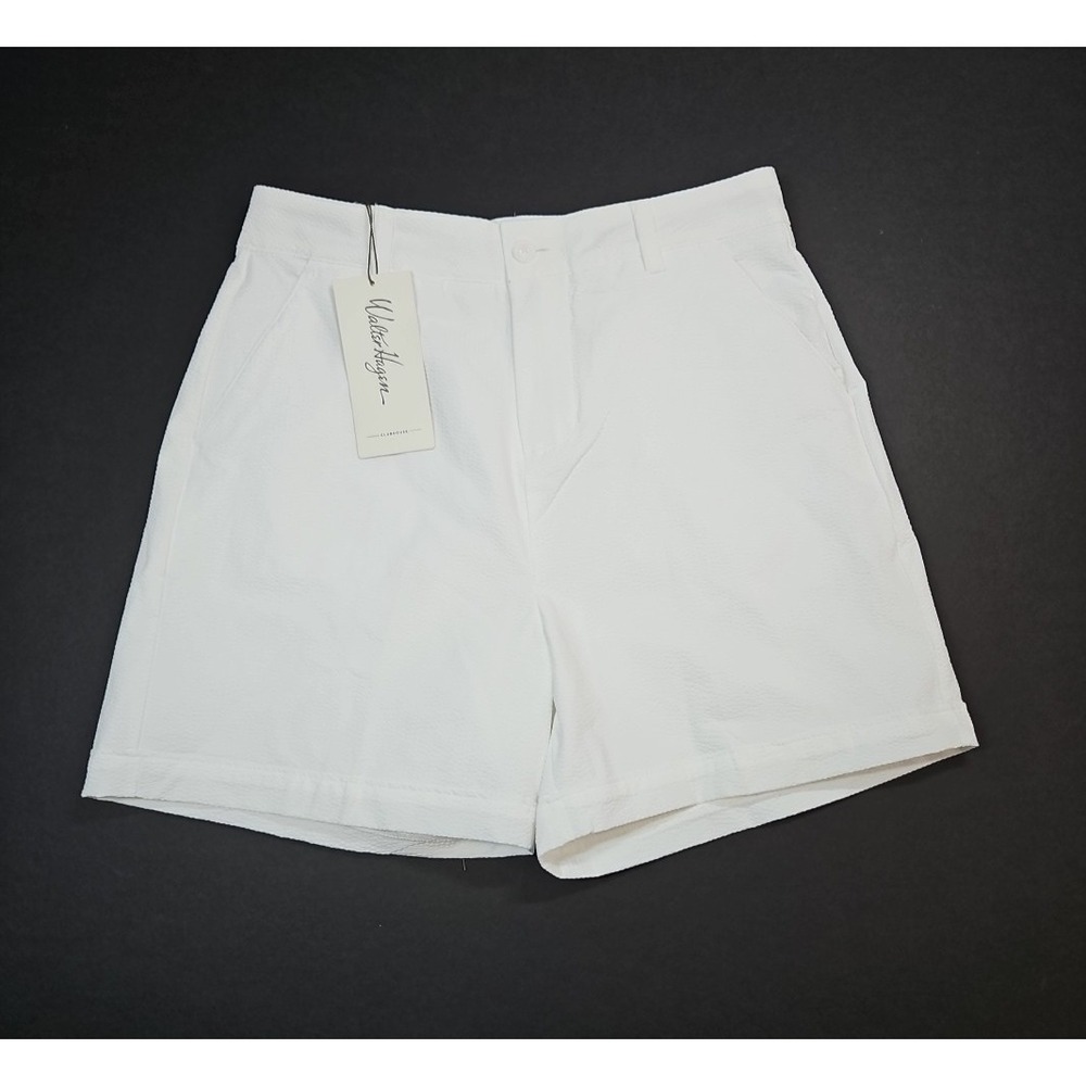 Walter Hagen Womens Seersucker Clubhouse Traditional 5" Golf‎ Shorts Size 2 NWT